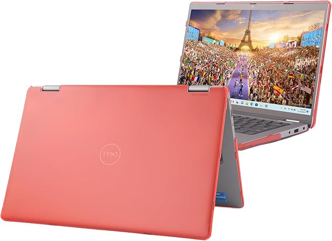 mCover Case ONLY Compatible with 2023-2024 13.3" Dell Latitude 3340 Series Laptop or 2-in-1 Windows Notebook Computer (NOT Fitting Any Other Dell Models) - Red