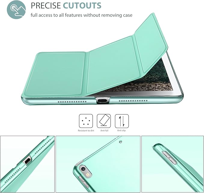 ProCase Smart Case for 10.5” iPad Air 3rd Generation 2019 / iPad Pro 2017, Slim Stand Cover with Translucent Frosted Back for iPad Air 3 -Mint