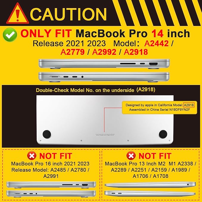 Batianda Heavy Duty Case for New MacBook Pro 14 Inch 2026 2025 M5 M4 M3 M2 Pro/Max Chip- Ergonomic Foldable Kickstand (Holds 22lbs/Zero Wobble) Matte Translucent Rugged Armor Cover, Red