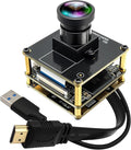 HDMI 60fps USB Camera 4K High Speed USB3.0 Camera for Worship Conference Monitor Type-C HDMI Simultaneous Output PC Camera for Computer with 120Degree No Distortion Lens 2X Digital Zoom Webcam