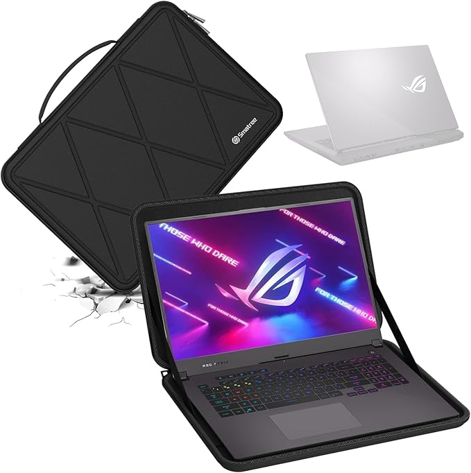 Smatree Hard EVA Sleeve Compatible for 17 inch ASUS ProArt StudioBook Pro 17 W700, for 17.3 inch ROG Strix G17/SCAR 17 2023/2022, ROG Strix Scar 17 X3D/SE Case (X8328)
