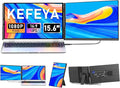 KEFEYA Laptop Screen Extender, 15.6" FHD 1080P IPS Laptop Monitor Extender Detachable, Portable Monitor for Laptops 13-17.3" with Breath Light, Plug n Play for Windows/Mac/Android/Switch/PS5