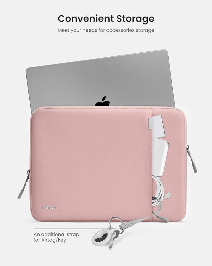 tomtoc 360° Protective Laptop Sleeve for 14-inch New MacBook Pro M5 Pro/Max (2026) A3426 A3427 A3434 M4/M3/M2/M1 A3112 A3401 A3185, Water-Resistant Laptop Case Fits Dell XPS 14 & 13.8" Surface Laptop
