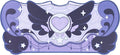 GeekShare Large Gaming Mouse Pad Dark Purple Non-Slip Rubber Back Mouse Pad Big Desk Mat for Keyboard and Mouse,Perfect for Gaming or Home Office Work - Star Wings Dark Version