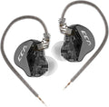 Wired Earbuds CCA CRA in Ear Wired Earphone Headset Monitors Headphones with 2Pin Detachable Cable, Ultra-Thin Diaphragm Dynamic Driver IEM, Clear Sound & Deep Bass, with 3.5 mm Interface (Black)