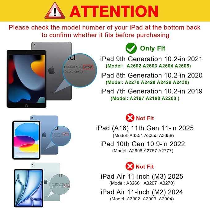 Case for iPad 9th/ 8th/ 7th Generation Case 10.2 Inch (2021/2020/2019 Release), iPad Air 3 2019/ Pro 10.5 2017 with Pencil Holder Flip Wallet Leather Cover - Green