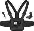 Chest Mount Harness Chest Strap Compatible with GoPro DJI Osmo AKASO Action Cameras, Comfortable and Stable Chesty for Go Pro Max Hero 13 12 11 10 9 8 7 6 5 Session