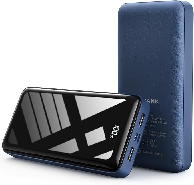 LOOPEAK Power Bank 50000mAh 22.5W Fast Charging Portable Charger, USB C Quick Charge with 3 Outputs & 2 Inputs, LED Display, Huge Capacity External Cell Phone Battery Pack for iPhone, iPad, Camping