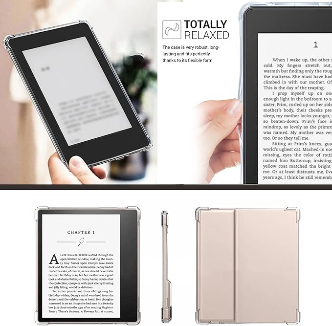 for iPad mini 7 (A17 Pro) 2024/ iPad mini 6 2021 Case, iPad mini 7th/6th Generation Case 8.3 Inch, UUcovers Clear Transparent Flexible TPU Back Crystal Shockproof Lightweight Thin Shell, Clear