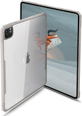 TineeOwl iPad Pro 11 inch Case 2022, 2021, 2020, 2018 (4th, 3rd, 2nd, 1st Generation) Ultra Thin, Clear Back, Flexible TPU Absorbs Shock, Supports Apple Pencil Wireless Charging (Stone/Clear Back)