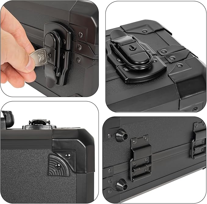 Protective Hard Case Shockproof Water-resistant with Customized DIY Foam Insert fit for Camera, Laptops, etc, 11.7 X 11.5 X 5-Inch