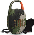 JBL Clip 5 Portable Bluetooth Speaker, IP67 Waterproof & Dustproof, Long-Lasting Battery - Squad - Boomph's Comprehensive Ultimate Performance Cloth Solution for Your On-the-Go Sound Experience