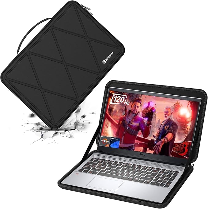 Smatree Hard EVA Protective Sleeve Case Compatible for 15.6 inch DELL G15 5530/5535 Gaming Laptop, for 15.6 inch Alienware M15, Alienware X15 R1/R2 Laptop Bag (X8318)