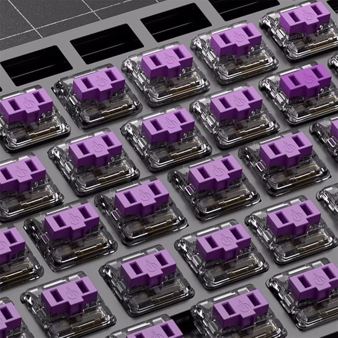 KAILH Official Store Low Profile Switch 1350 Chocolate Kailh Mechanical Keyboard Switch RGB SMD Linear (30pcs)