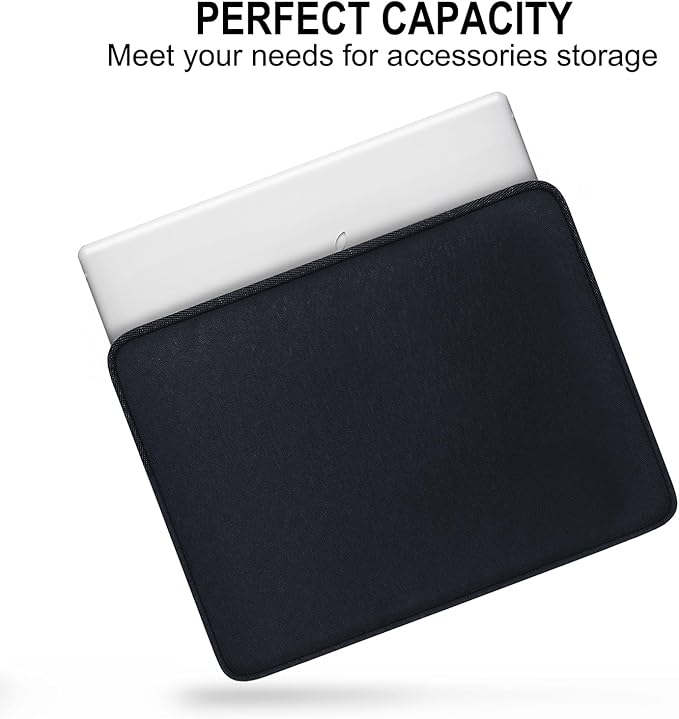 Laptop Case 14 Inch, Shockproof Protective Traveling Computer Cover, Water Resistant Portable Laptop Sleeve Compatible for Lenovo, HP, Dell, Asus, MacBook Air/Pro, Deep Blue