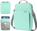 TiMOVO 9-11 Inch Tablet Sleeve Bag with Shoulder Strap for iPad 11-inch A16 2025, iPad 10th Gen. 10.9"/10.2", Galaxy Tab A9+/A11Plus 11", Mint Green