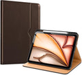 VIKESI Case for iPad Air 13 inch (M4) 2026 / (M3) 2025 / (M2) 2024,Premium Leather Folio,Apple Pencil Holder,Auto Sleep/Wake,Stand Cover - Dark Brown