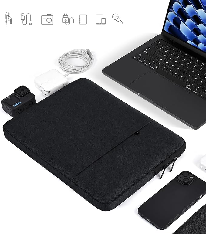 17 inch 360° Protective Laptop Case Sleeve for 2025 HP 17.3 Touchscreen Laptop,Envy 17,Pavilion 17,ASUS Vivobook 17, Shockproof Water-Resistant Computer Bag w/Accessory Pocket