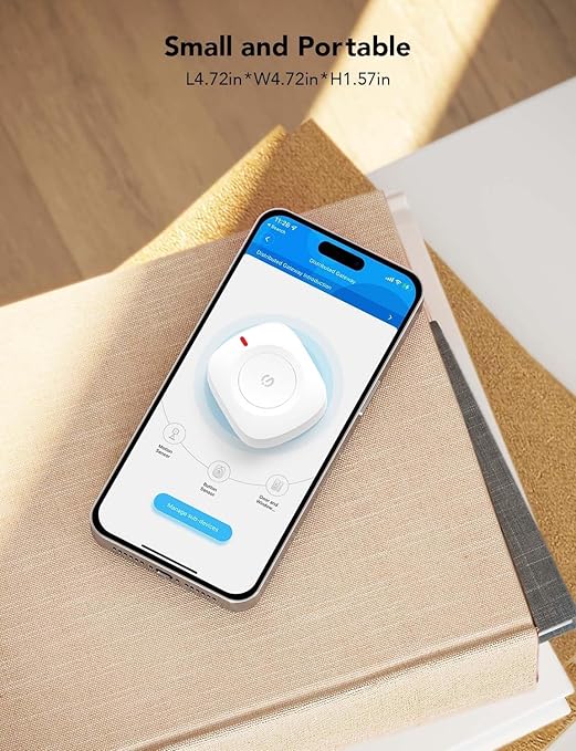 GoveeLife Wireless Mini Smart Button Sensor, Group Control Multiple Devices, Versatile Control Button, Battery Powered, Supports Most GoveeLife Smart Products 2Pack