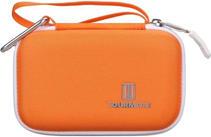 Tourmate Hard Case Compatible for LaCie Rugged Mini 1TB/ 2TB/ 4TB/ 5TB External Hard Drive Portable HDD, Case Only (Orange & White)