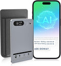 AI Voice Recorder, Voice Recorder w/Case, App Control, Transcribe & Summarize with AI Technology, Support 152 Languages, 64GB Memory, Audio Recorder for Lectures, Meetings, Calls, Grey