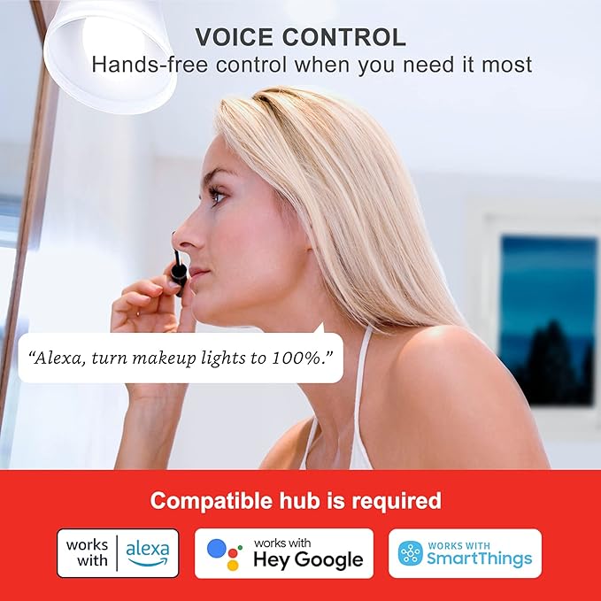 Sengled Zigbee Smart Light Bulbs, Smart Hub Required, Works with SmartThings and Echo with Built-in Hub, Voice Control with Alexa and Google Home, Daylight 60W Equivalent A19 Alexa Light Bulb, 2 Pack