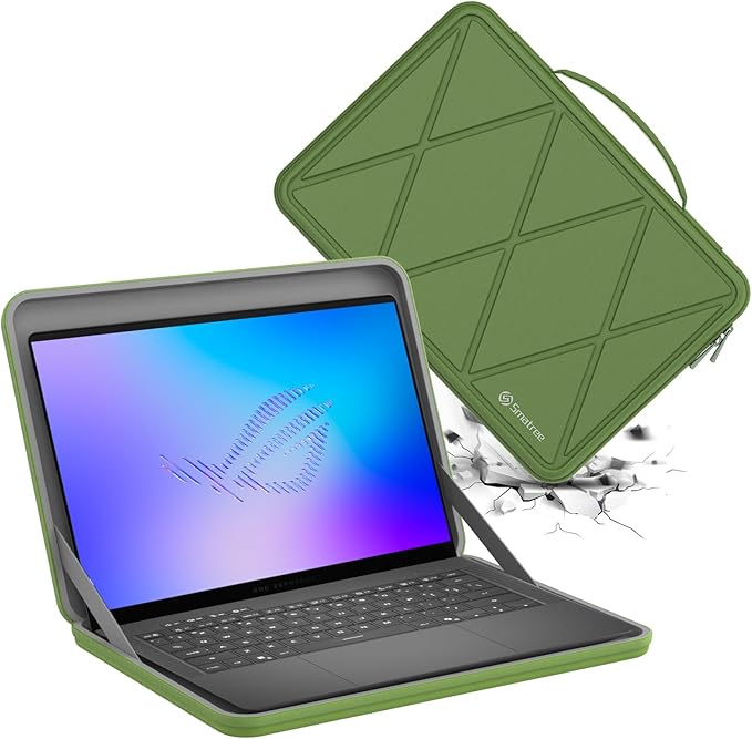 Smatree Hard EVA Protective Sleeve Case Compatible for 14 inch ASUS ROG Zephyrus G14 2026 GU405/2025/2024/2023/2022, for ASUS ROG Zephyrus G14 Laptop Notebook Bag, Green (X8253G)