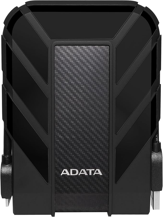 ADATA HD710 Pro - 2 TB External Hard Drive - Shockproof, Waterproof & Dustproof - Durable Storage - For Gamers, Students & Professionals - Mac, PC & Linux Compatible - Black - AHD710P-2TU31-CBK