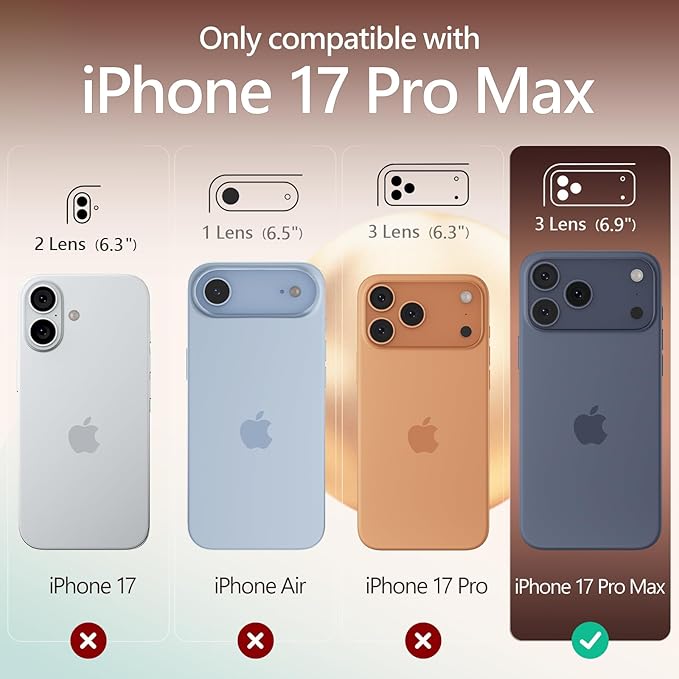 FireNova Magnetic for iPhone 17 Pro Max Case, Compatible with MagSafe, [Integrated Silicone Camera Control Button] [Camera Protection] Anti-Scratch Microfiber Lining Phone Case, 6.9", Light Brown