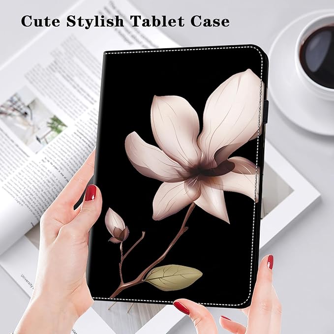 Case for iPad mini 5 (2019)/ iPad mini 4 / iPad mini 3/2/1 Case,PU Leather Flip Stand Card Slots Shockproof Cover with Pencil Holder - Mandala Flower
