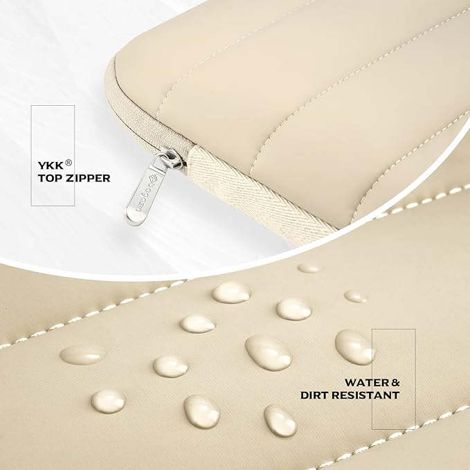Bagasin Laptop Sleeve Bag, 15 15.6 16 Inch TSA Laptop Bag Protective Sleeve Waterproof with 4-Layer Protection Laptop Sleeve for MacBook, HP, Dell, Lenovo, Asus Notebook