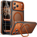 2 in 1 for iPhone 17 Pro Max Case,[1 Screen Protector],7X Military-Grade Drop Protection,Fits MagSafe,Tough, Rugged & Durable for Heavy Duty iPhone 17 Pro Max Case,Orange