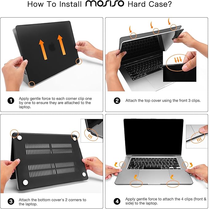MOSISO Scratch-Resistant Case Compatible with MacBook Air 15 inch M5 2026 M4 2025 M3 M2 2024 2023 A3448 A3241 A3114 A2941, Protective Hard Shell&Keyboard Cover&ScreenFilm&Storage Bag, Purple