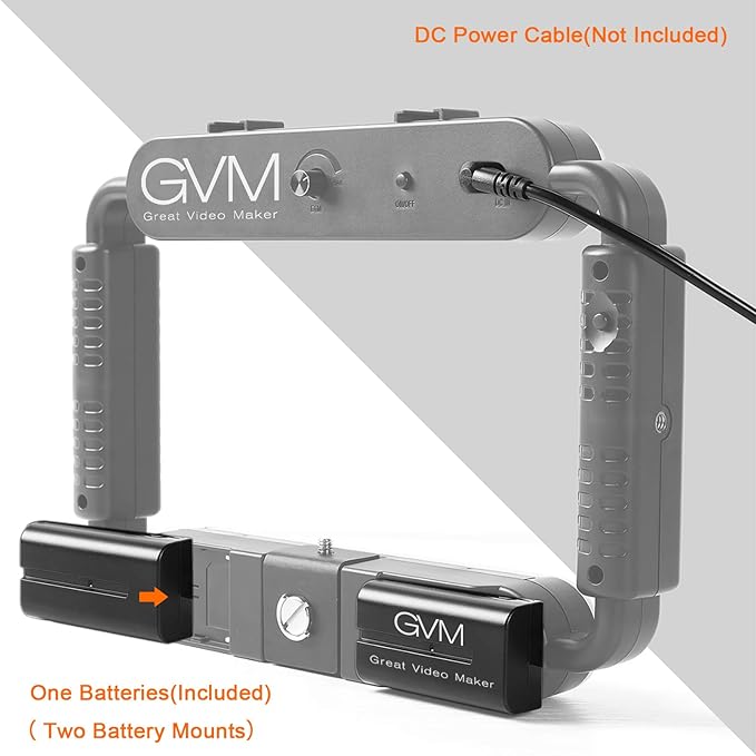 GVM Great Video Maker LED Ring Light 5600K Selfie Light, Smartphone Video Rig & Phone Video Stabilizer for Camera, Smartphone, Makeup, YouTube Setup, Self-Portrait Shooting with Bluetooth