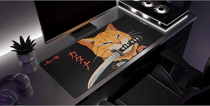 Starforge - Cat Ana Gaming Desk Mat – Large Extended Mouse & Keyboard Pad