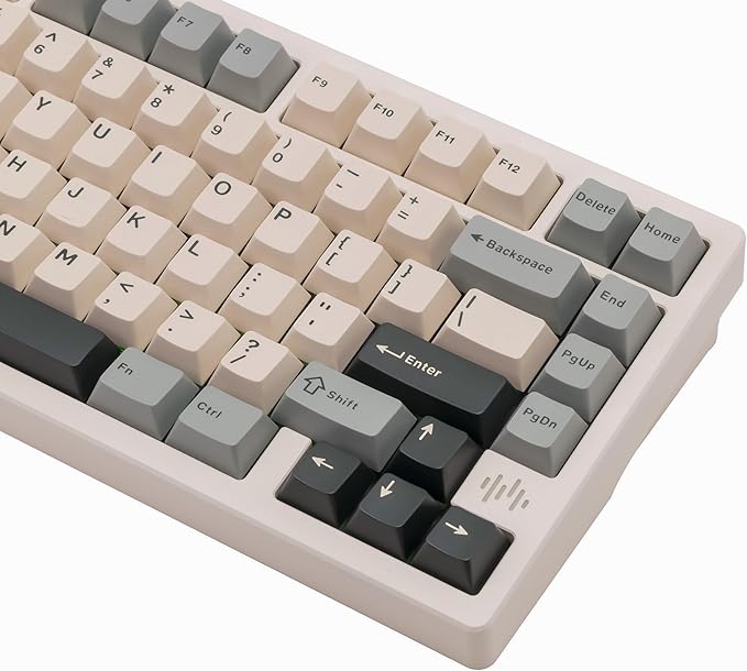 KEEBMONKEY PMOKEY Wave 75 CNC Aluminum Quick Release Tri-Mode Wireless Gaming Keyboard,QMK/VIA Tri-Mode Mechanical Keyboard with 8000mAh Battery,Hot-Swappable with RGB for Windows/Mac/PC (Pro Pink)