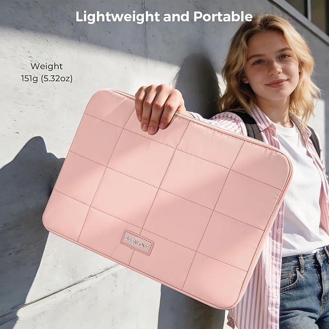 EooCoo for MacBook Neo Case 13 inch 2026 Model A3404 with A18 Pro chip, Hard Shell Case & Sleeve Bag & Type C & Keyboard Skin & Screen Film Laptop Accessories, Matte Blush