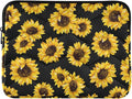 Sunflower Floral Laptop Sleeve 13 inch Cute Laptop Bag 14 inch Waterproof Computer Bag for Women Laptop Accessories Computer Cover Bag for Tablet Men, A06D24018