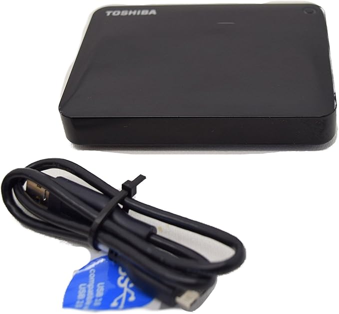 Toshiba Canvio Connect II 2TB Portable Hard Drive, Black(HDTC820XK3C1)
