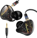 Dual Driver IEMs for Gaming - 9.2mm+6mm HiFi in-Ear Monitors with Detachable MMCX, 4N Silver-Plated OFC Cable & Noise-Isolating Ear Tips (Wired Earbuds for Music/Studio)