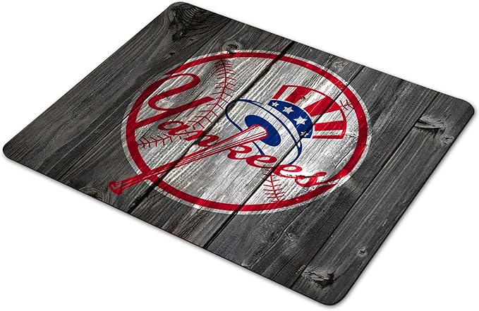 Wood Grain Design Sports Mouse Pad, Non-Slip Rubber Base Mousepad for Computers Laptop, Gaming Mouse Pads for Desk Office Supplies