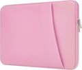 Laptop Sleeve Case with Zipper Accessory Pocket Compatible with 13 to 14 inches MacBook Air/Pro Padded Computer Pouch Cover Shockproof Protective for 13” to 14” Laptop/Chromebook/Tablet,Pink