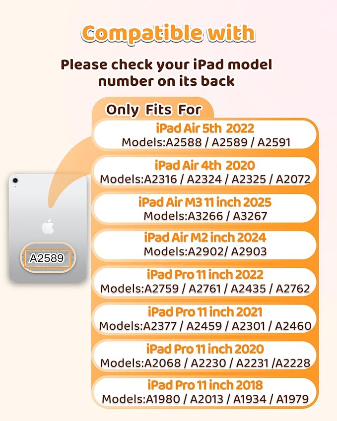 Kids Case for iPad Air 11 Inch 6th (M2 M3) / iPad Pro 11" 4th/3rd/2nd/1st / iPad Air 5/4 10.9", Axolotl Cute Silicone Cover with 360 Rotating Stand, Detachable Strap & Stylus Holder (Pink)