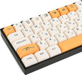 GTSP XDA Honey Milk Keycaps PBT Japanese Bee keycap 140-Key Set for Cherry MX Covers Fullsize 60% 65% 75% Keyboard（XDA/Honey Milk）