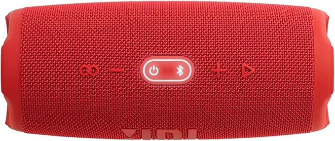 JBL CHARGE 5 - Portable Waterproof (IP67) Bluetooth Speaker with Powerbank USB Charge out, 20 hours playtime, JBL Partyboost (Red)