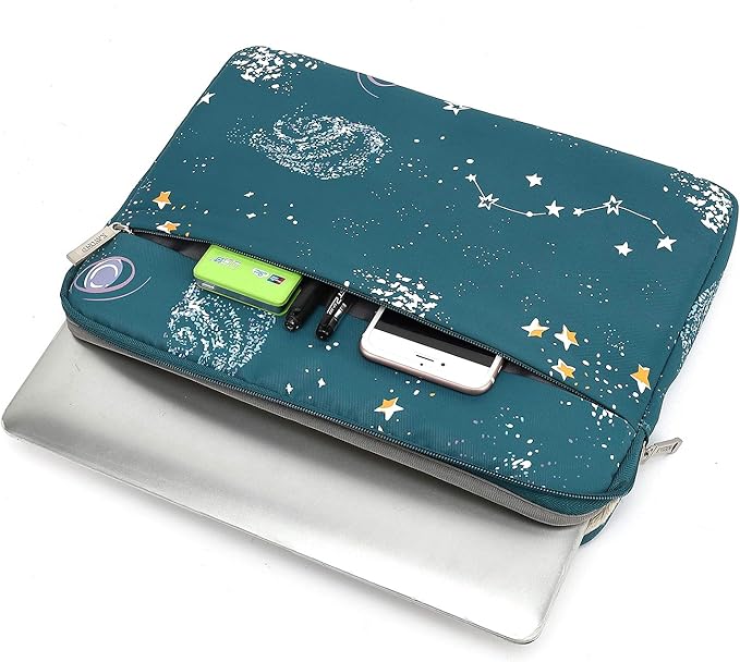 KAYOND 15 inch Laptop Sleeve, Compatible with MacBook pro 15.4, MacBook pro 16,MacBook air 15.4 and 15.6 inch Notebook Computer, Water Repellent Laptop Bag,Shockproof case (15-15.6 inch, Starry Sky)