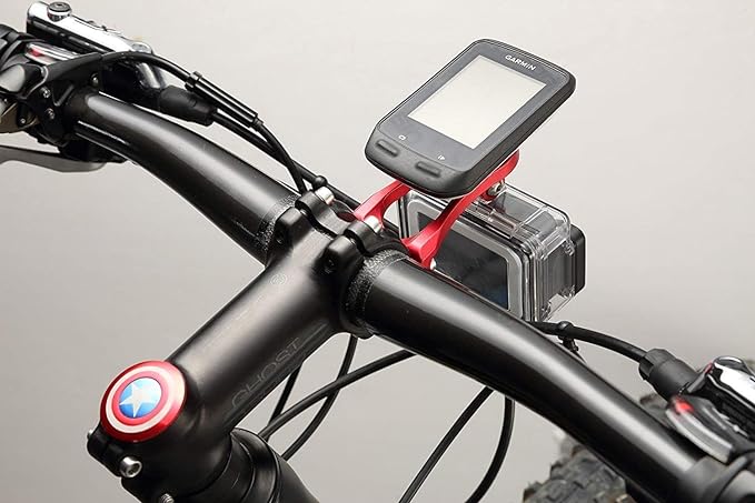 Panmout Extended Out-Front Mount, Bike Handlebar Mount for NiteRider Adapter, Sports Action Camera,Garmin Edge 25 130 200 500 510 520 800 810 820 1000 1030
