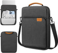 TiMOVO Laptop Sleeve Bag for MacBook Neo 13 inch 2026 Model A3404 with A18 Pro Chip, Handle Carrying Case with Shoulder Strap, Black & Gray
