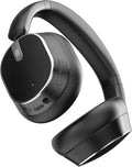 Hybrid ANC Over-Ear Headphones – Bluetooth 6.0, 60H Battery, Hi-Res Audio, Deep Bass, Memory Foam Ear Cups (Black)