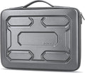DOMISO 18 inch Laptop Sleeve with Handle Shockproof Computer Bag Waterproof EVA Protective Carrying Case for 17.3" MSI GS73VR Stealth Pro/HP Envy 17/LG Gram 17"/ROG Strix GL702VS, Dark Grey